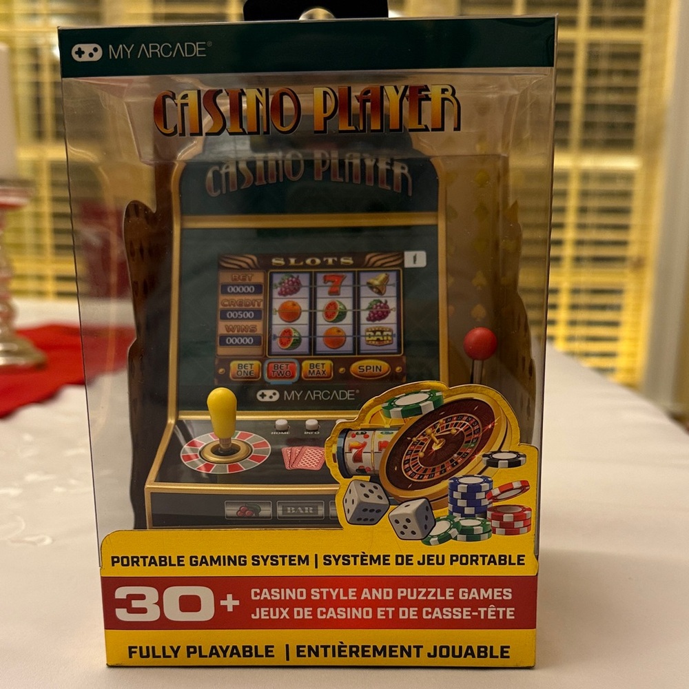 My Arcade Casino Player Portable Gaming System